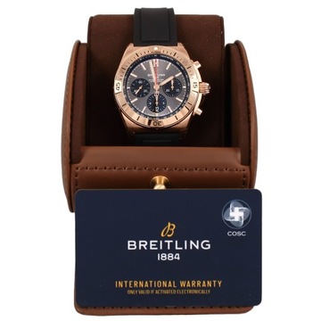 Złoty zegarek Breitling Chronomat B01