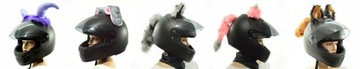 Kask-ozdoba na kask rowerowy / narciarski -STOŻKI