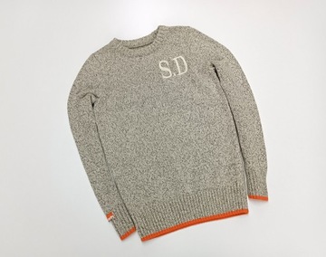 SUPERDRY PREMIUM VINTAGE Sweter z WEŁNĄ r. S