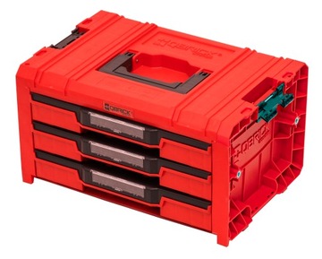QBRICK SYSTEM PRO Ящик для инструментов с 3 ящиками Expert RED Ultra HD