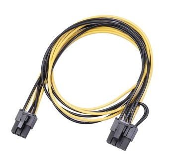 Kabel PCI-E GPU 6 Pin do 6+2 Pin 8 Pin Riser 80cm