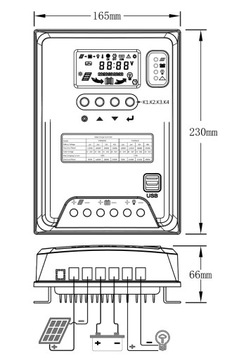Высококачественный солнечный аккумулятор 60А РЕГУЛЯТОР ЗАРЯДКИ 12В 24В 48В