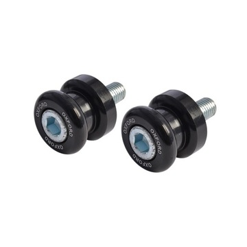 OXFORD ROLKI SLIDERY WKRĘCANE DO WAHACZA M6X1 BOBBINS 1.0 SKUTERY BLACK