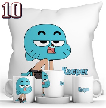 КРУЖКА ГУМБОЛ + ПОДУШКА + НАБОР ИМЕНИ