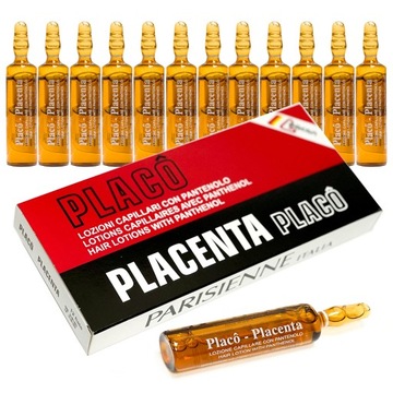 Ampułki do włosów PLACENTA PLACO na porost włosów przeciw wypadaniu 12x10ml