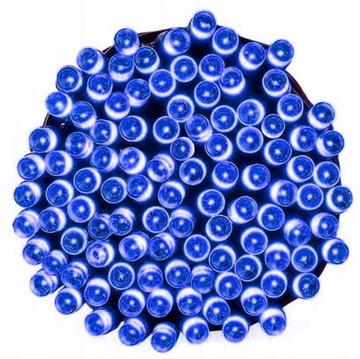 LAMPKI CHOINKOWE MOCNE 300 LED NIEBIESKIE PROGRAMA