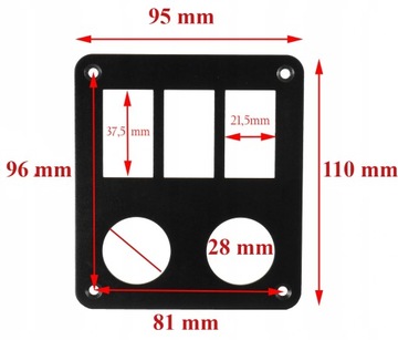 РАМА АЛЮМИНИЕВАЯ CARLING PANEL X3 ПЕРЕКЛЮЧАТЕЛЬ + USB