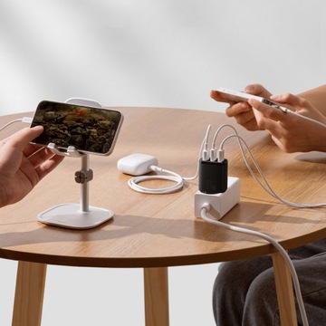 БЫСТРОЕ СЕТЕВОЕ ЗАРЯДНОЕ УСТРОЙСТВО BASEUS ДЛЯ ТЕЛЕФОНА 3x USB 17ВТ МОЩНОЕ УНИВЕРСАЛЬНОЕ