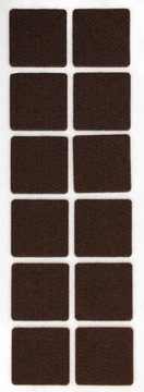 Filce samoprzylepne FLOOR CARE 35 x 35 mm BRĄZOWE