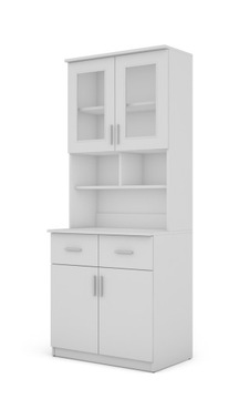 Kredens 80 cm Pojemna Witryna do Salonu Kuchni