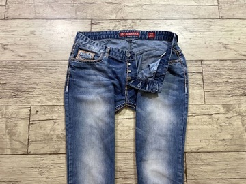 BLACK ROCK Spodnie Męskie Jeans IDEAŁ W38 L33 pas 94 cm