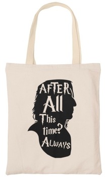 Torba Harry Potter Snape always na zakupy Hogwart prezent gruba torba