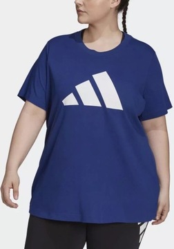 KOSZULKA DAMSKA SPORTOWA T-SHIRT ADIDAS PLUS SIZE