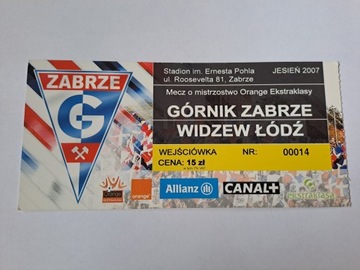 GÓRNIK ZABRZE - WIDZEW ŁÓDŹ 23-11-2007
