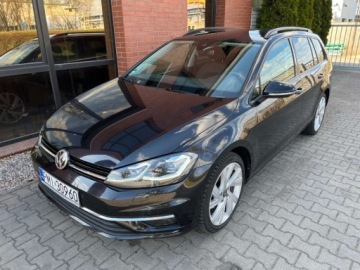Volkswagen Golf VII Variant Facelifting 2.0 TDI 150KM 2019 Volkswagen Golf Variant 2.0 diesel 150 KM 6 biegow zarej w PL zadbany