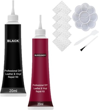 Набор гелей для ремонта кожи Leatherfix Advanced, набор для ремонта винила