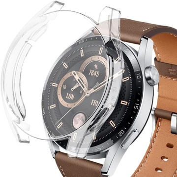 TRANSPARENTNE ELASTYCZNE ETUI OCHRONNE CASE OBUDOWA DO HUAWEI WATCH GT 3 46