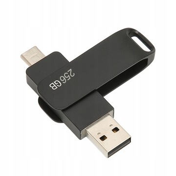 PENDRIVE 2W1 256GB USB-C 3.0 TYP C DUAL DRIVE DYSK USB CZARNY