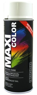 Лак Motip Maxi Color 400 мл SPRAY RAL 9003 белый