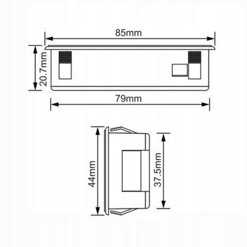 Цифровой амперметр Benetech KWS-DC200-100A