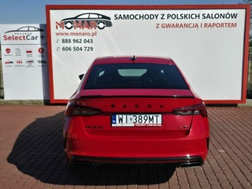 Skoda Octavia IV RS Liftback 2.0 TSI 245KM 2023 Skoda Octavia RS Challenge +Pakiety 2.0 TSI 245KM DSG Salon Polska FV 23%, zdjęcie 13