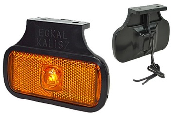 Lampa obrysowa LED żółta do przyczepki przyczepy lawety naczepy EGKAL DL-Ż
