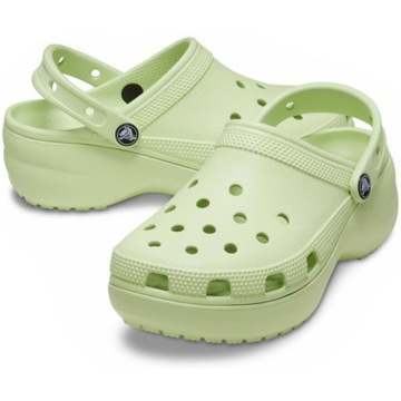 crocs damskie chodaki na platformie classic lekkie buty sportowe 38-39 W8