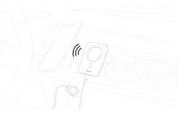 Epico Ultrathin Wireless MagSafe Mobile Holder (9915101300218) серебристый/белый