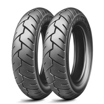 2x MICHELIN 100/80-10 TL/TT 53 L S1 Przód/Tył