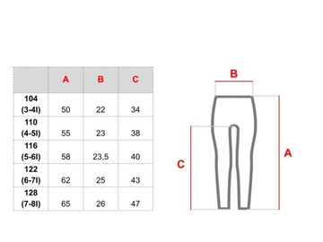 LEGGINSY BAWEŁNIANE GETRY LEGGI fioletowe 104