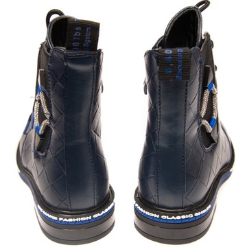 BOTKI KOZAKI DZIEWCZĘCE LEKKO OCIEPLANE GRANAT 36