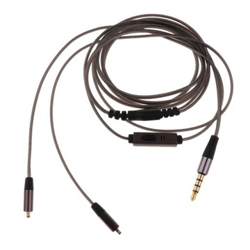 DIY kabel naprawczy 3,5 mm słuchawki z mikrofonem słuchawki douszne część zamienna