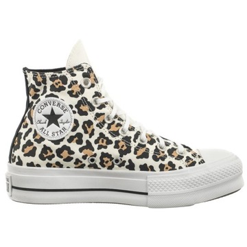 Buty Damskie Trampki Converse CTAS Lift Hi White/Black A05359 Panterka