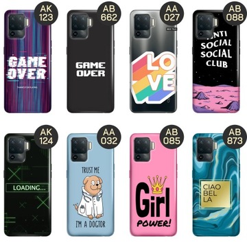 ЧЕХОЛ ДЛЯ OPPO RENO 5 LITE ДИЗАЙН С НАПИСАНИЯМИ ТЕКСТА КРЫШКА КОРПУСА