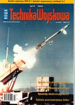 Technika Wojskowa 2/2000 rakieta przeciwokrętowa Oniks