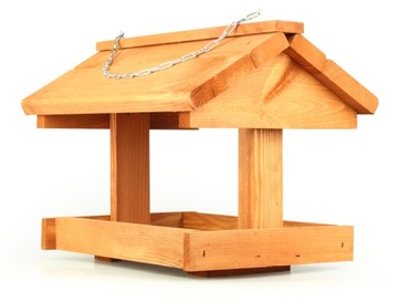 Karmnik Drewniany domek dla ptaków budka KR-3