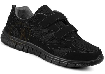 SUPER LEKKIE BUTY SPORTOWE MĘSKIE NA RZEP 45