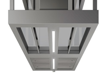 Островная вытяжка T-SHELF 180 см TITANIUM MATT Faber