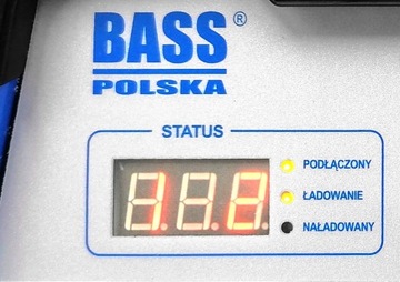 BASS PROSTOWNIK SAMOCHODOWY 6/12V Z ROZRUCHEM 75A + KLEMA WYŁĄCZNIK MASY