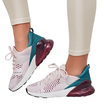 PINK/GREEN SNEAKERSY DAMSKIE PRISELDA 39