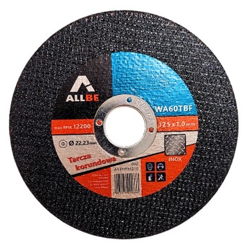 10 шт. режущие диски по металлу 125 мм, 1,0 мм, режущие диски INOX из нержавеющей стали