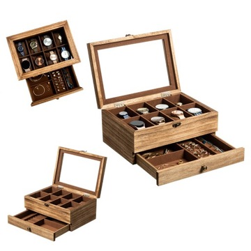 Корпус для часов, деревянная коробка, подарочная коробка, 8 шт. НОВИНКА.