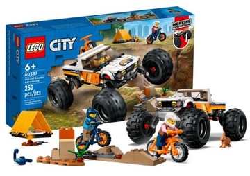 LEGO CITY 60387 PRZYGODY SAMOCHODEM TERENOWYM Z NA