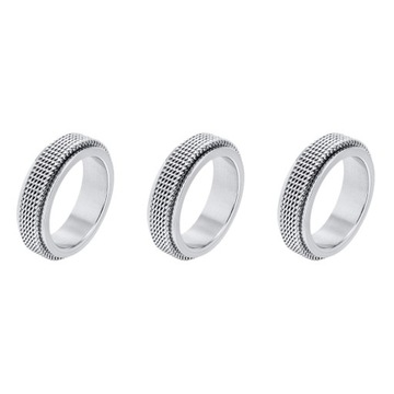 Fidget Ring Fidget Ring Mężczyźni Osobowość 3