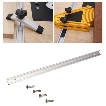 Aluminiowa szyna T. Łatwy w montażu części zamienne. Łatwy w użyciu. Uniwersalny 60 cm