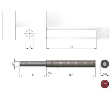 K-PUSH STRONG WHITE С МАГНИТОМ + МАГНИТНЫЙ АДАПТЕР — 5 КОМПЛЕКТОВ