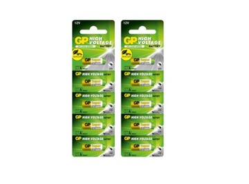 10x Bateria alkaliczna GP SUPER 12V 27A MN27 GP27A