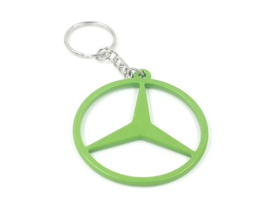 Brelok do kluczy - Mercedes. Zielony. Duży.