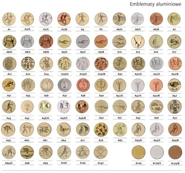 Набор классических золотых чашек ЛЮБАЯ ДИСЦИПЛИНА 32, 30, 28 см + описание