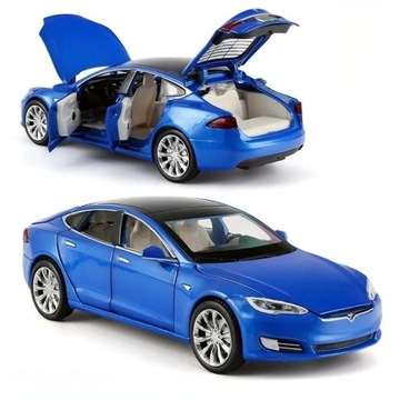 1/32 Tesla Model 100D SUV zabawkowy model samochodu odlewu stopu metalu m